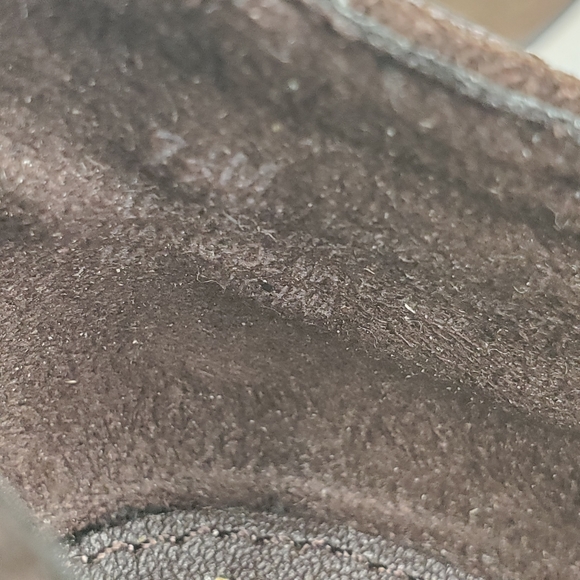 Libby Edelman Chimmy Brown Suede Lace Up Shoes Block Heel Womens 7.5 M - Picture 10 of 11